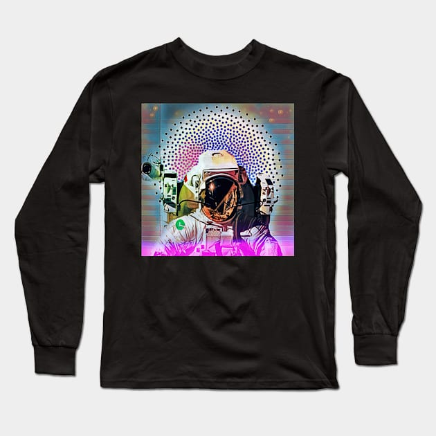 Astronauts and a space walk Long Sleeve T-Shirt by Edgot